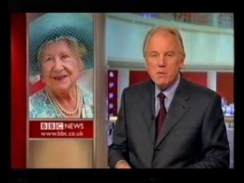 BBC News bulletin after Queen Mother